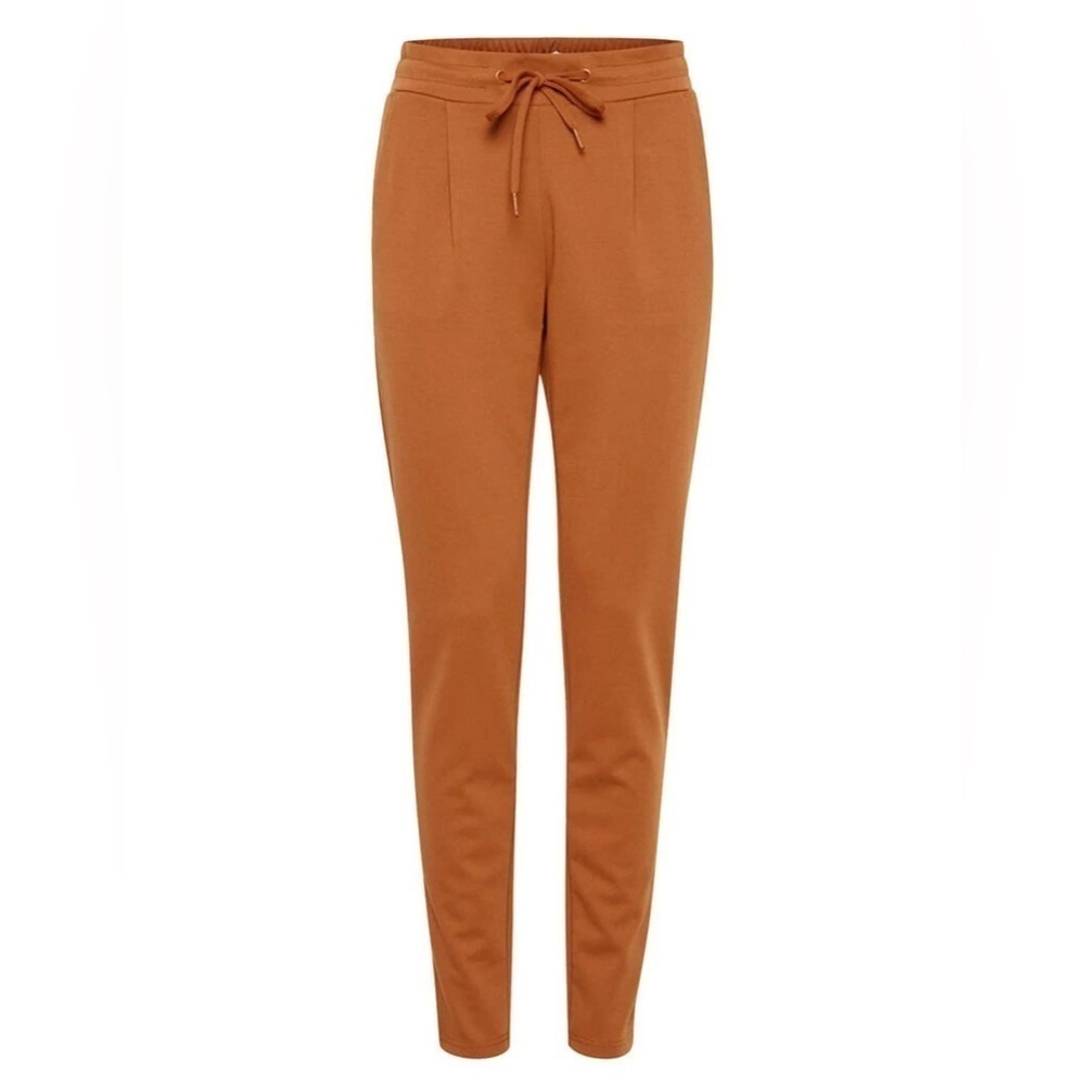 ICHI - Kate Jogger in Sugar Almond. Polyester, viscose, elastane. Medium
